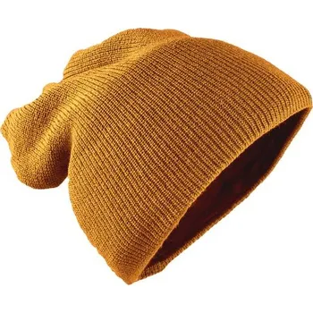 Čepice Bontis Spadená pánská zimní čepice - Hořčicová | uni