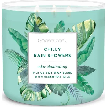 Svíčka Goose Creek Candle svíčka Odor Eliminating Chilly Rain Showers, 411 g