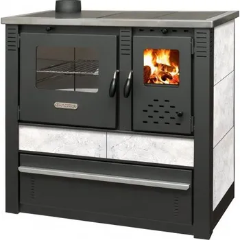 Sporák na tuhá paliva Pro-termo sporák na tuhá paliva PANONIA - L - bílý