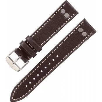 Řemínek na hodinky Řemínek Laco Pilot Strap - tmavě hnědý - 18 mm - L – Standardní délka (doporučujeme) - 16 mm + 5 let záruka a dárek ZDARMA
