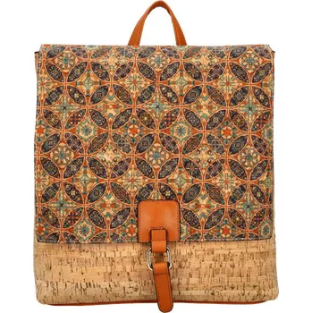 Městský batoh Dámský batoh v korkovém designu T8329 typ9