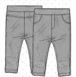 Legíny dívčí, Minoti, JEG 2, šedá - 92/98 | 2/3let