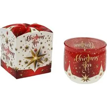 Svíčka Svíčka vonná ve skle EXCLUSIVE STAR WHITE, 100g MSC-EX106