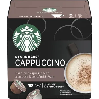 Kávové kapsle Starbucks - Cappuccino, 12 ks