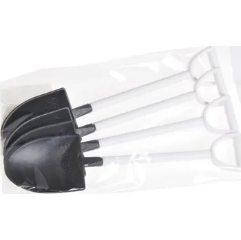 Zahradní dekorace Dekorační rýč plastový 4 kusy