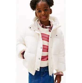 Chlapecká bunda Dětská bunda Tommy Hilfiger KG0KG08861.128.176.9BYA bílá 00X, vel. 176