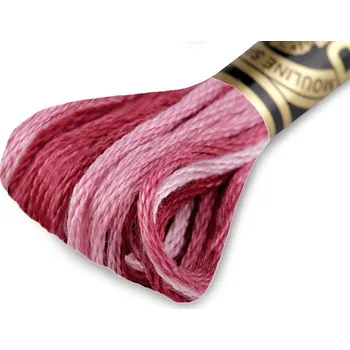 Příze Vyšívací příze DMC Mouliné Spécial Cotton - 99 Bubblegum melír