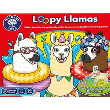 Desková hra Orchard Toys Lamy s kruhy (Loopy Llamas)