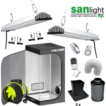 Pěstební box higarden LED Set 2x50W SANlight Stixx - 60x60x160cm