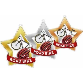 Poháry Bauer Akrylátová medaile MDASTARM28 | Cyklistika