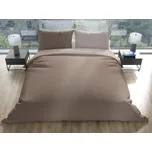 Gipetex Natural Dream Italské povlečení 100% bavlna Doubleface světle/tmavě béžová - 140x200 / 70x90 cm