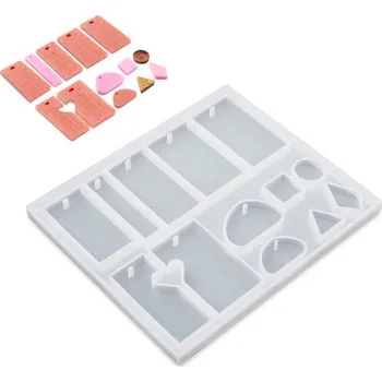 Výtvárné potřeby Silikonová forma na křišťálovou pryskyřici mix přívěsků a tvarů