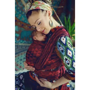 Šátek na nošení dítěte Little Frog Ruby Illusion - 4,7m (vel. 6)