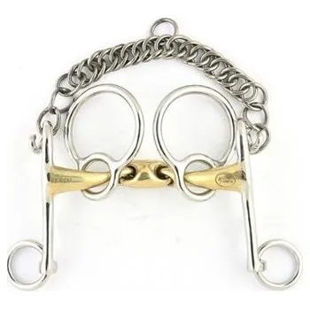 Udidlo pro koně Udidlo pelham Jump'In French mouth Swales DOPRODEJ