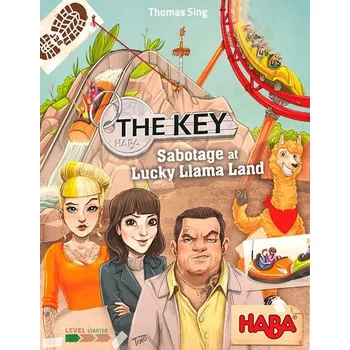 Desková hra Haba Klíč: Sabotáž v Lucky Lama Landu (The Key: Sabotage at Lucky Lama Land)
