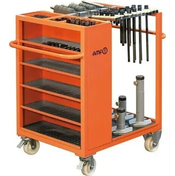 Vozík pro upínací vybavení se základní sadou upínacího vybavení AMF 72520, M16 72520