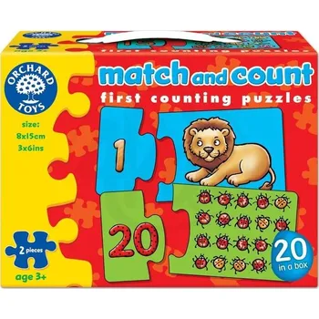 Desková hra Orchard Toys Počítej a přiřaď obrázek (Match and Count)