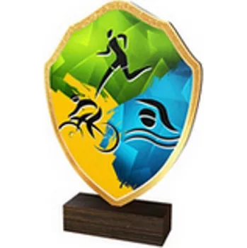 Poháry Bauer Dřevěná plaketa TFRW186 | Triatlon