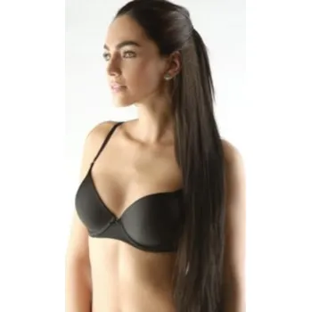 Dámské oblečení Dámská podprsenka push-up, šité 17009P - černá - 75B