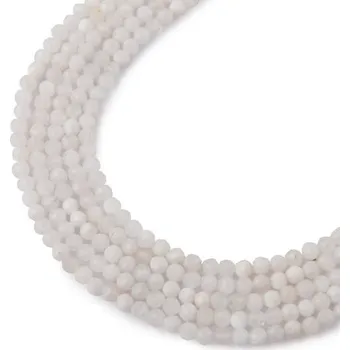 Dětské navlékací korálky Korálky z minerálu Měsíční kámen 2 mm broušené