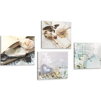 Obraz Dovido Set obrazů lucerny v zajímavé kombinaci