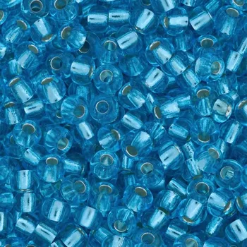 Korálek PRECIOSA ORNELA Rokajlové korálky - PRECIOSA rokajl 8/0 stříbrný průtah (67010) č. 112