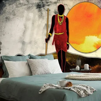 Tapeta Dovido Samolepící tapeta africký lovec