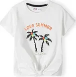 Tríčko dívčí s krátkým rukávem zavazovací, Minoti, field 6, Holka - 98/104 | 3/4let