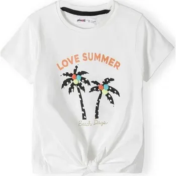 Dívčí tričko Tríčko dívčí s krátkým rukávem zavazovací, Minoti, field 6, Holka - 98/104 | 3/4let