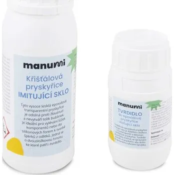 Manumi Křišťálová pryskyřice imitující sklo 840g