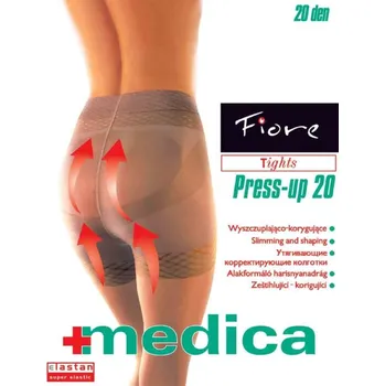 Dámské punčochy Zdravotní punčochy PRESS-UP 20 den - černá - vel.3