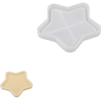 kreativní sada Manumi Silikonová forma pro kreativní hmoty hvězda 105 x 105 x 10 mm