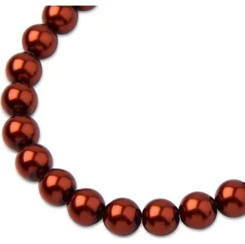 Korálek Preciosa kulatá perla MAXIMA 6 mm Pearl Effect Dark Copper