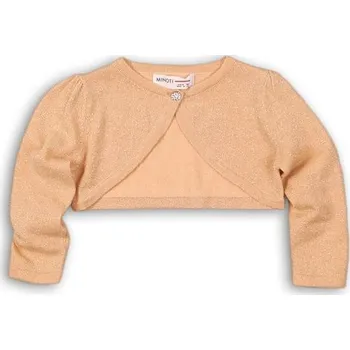 Svetr dívčí bolerko, Minoti, ENCHANTED 2, zlatá - 86/92 | 18-24m