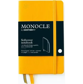 Blok LEUCHTTURM1917 MONOCLE by LEUCHTTURM1917 Dotted Pocket Softcover Notebook