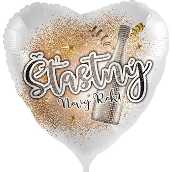 Balónek B Fóliový balónek Šťastný Nový rok - 43 cm