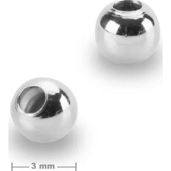 Přívěsek Stříbrný korálek 3 mm