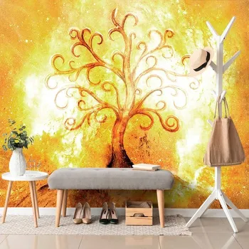 Tapeta Dovido Samolepící tapeta strom života hnědá