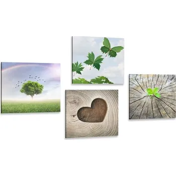 Obraz Dovido Set obrazů jedinečné zákoutí přírody