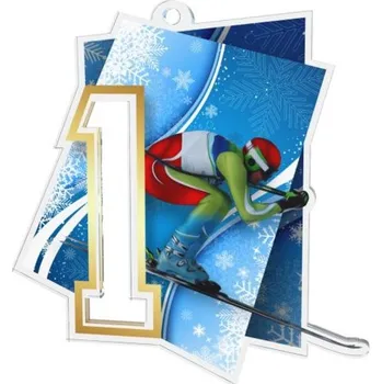 Poháry Bauer Akrylátová medaile MDAS0017M3 | Sjezdové lyžování