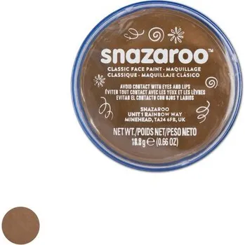 Karnevalový doplněk Snazaroo barva na obličej hnědá 18ml