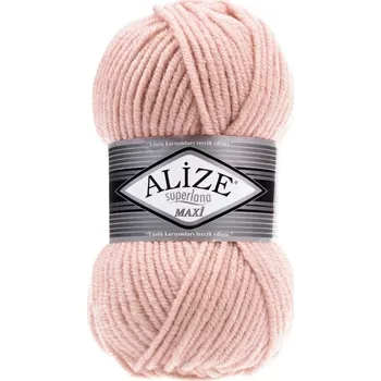 Galanterie Příze s vlnou Superlana maxi 100 g - 523 losová světlá