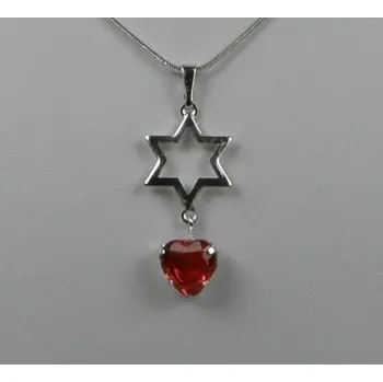 Náhrdelník Náhrdelníky bižuterie - Přívěsky bižuterie na různém řetízku - 5804-0018 - S00 - Krystal - stříbro