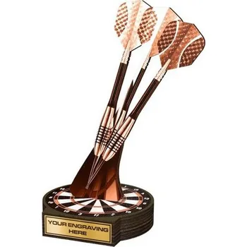 Poháry Bauer Dřevěná plaketa RWR027 | Šipky