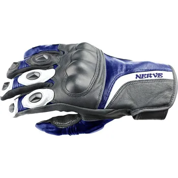 Moto rukavice NERVE Rukavice na motorku KQ11 Blue - Velikost XS