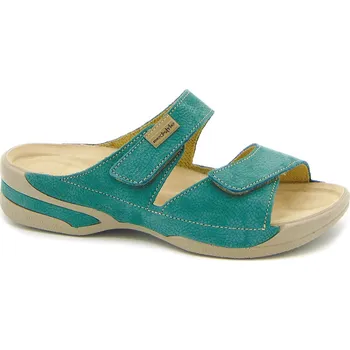 Dámská zdravotní obuv Medistyle dámská zdravotní pantofel Zuzana Barva: Tm. zelená, Velikost EU: 42
