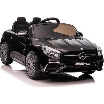 Dětské elektrovozidlo LEAN CARS Elektrické Auto na Akumulátor Mercedes SL65 S Černé Lakování LCD
