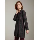 Sinsay - Dlouhý kostkovaný kabát - vícebarevná - 9796A-MLC - 9796A-MLC-XS