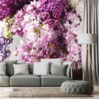 Tapeta Dovido Samolepící fototapeta šeřík v květináči