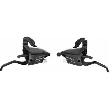 Řazení na kolo Shimano Řadicí brzd. páka Shimano ALTUS ST-EF500 černá - SHIMANO řad/brzd. páka ALTUS ST-EF500 MTB/trek pro V-brz levá 3 rychl 2 prstá černá